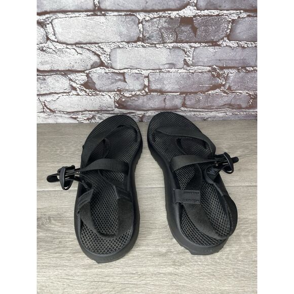 Chaco Z/Cloud Vibram Black Nylon Hiking Trail AnkleStrap Sandals Men 13M US/46EU - Picture 6 of 16
